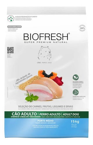 Biofresh Adulto Razas Medias 15 Kg Mix De Carnes - Lavakan