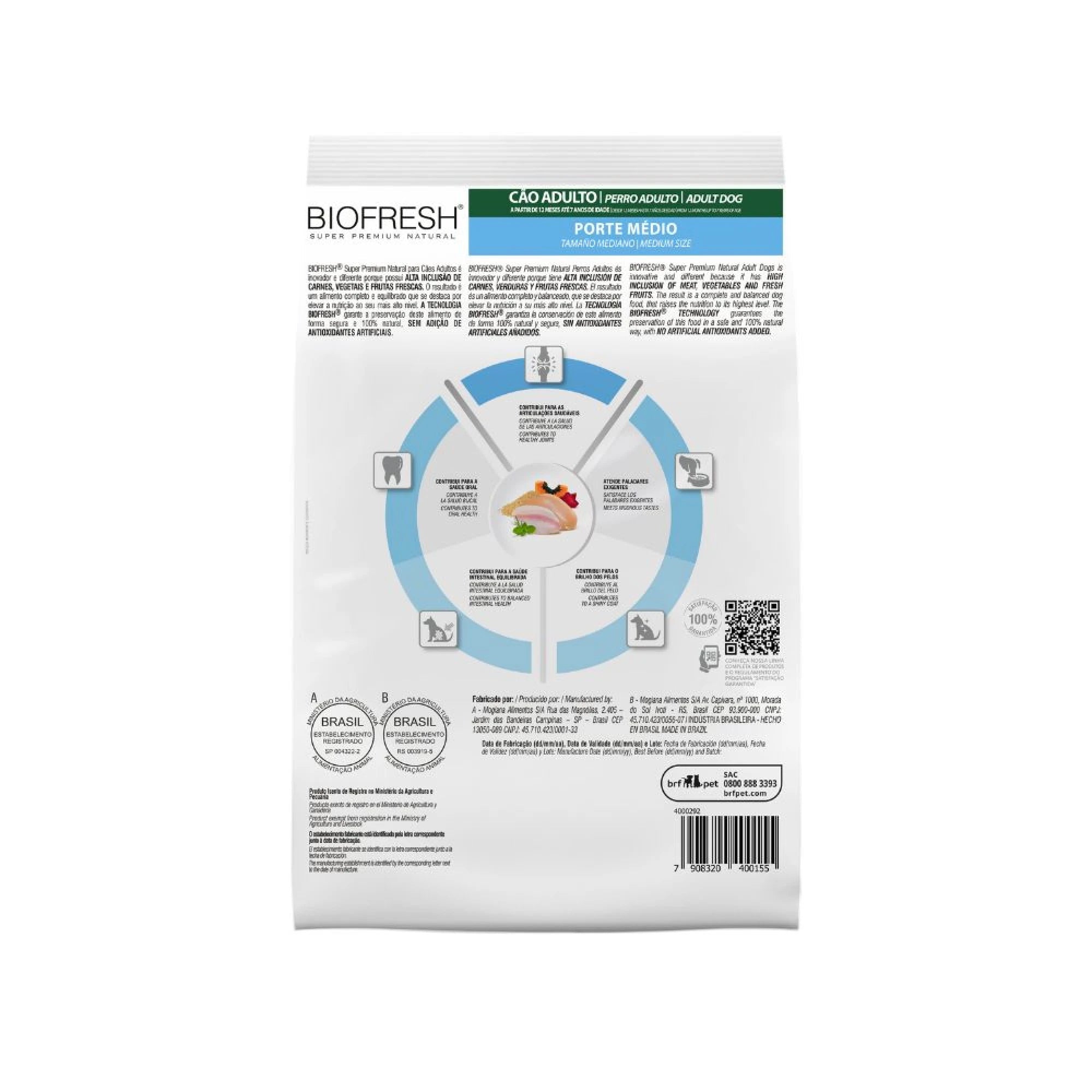 Biofresh Cachorro Razas Medias 15 Kg - Lavakan